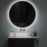 LED Spiegel Rund | Touch-Schalter | Anti-Beschlag-Funktion | Neutralweißes Licht - Reyze Seria Ambient Model 1